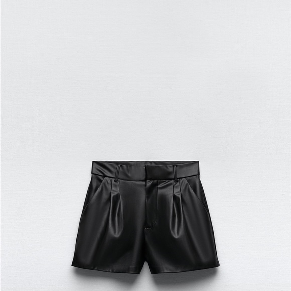 Leather shorts Zara - Picture 3 of 4